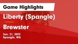 Liberty  (Spangle) vs Brewster Game Highlights - Jan. 21, 2023