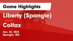 Liberty  (Spangle) vs Colfax  Game Highlights - Jan. 28, 2023