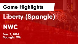Liberty  (Spangle) vs NWC  Game Highlights - Jan. 2, 2024