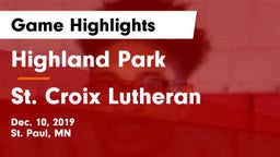 Highland Park  vs St. Croix Lutheran  Game Highlights - Dec. 10, 2019