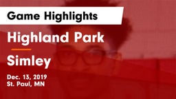 Highland Park  vs Simley  Game Highlights - Dec. 13, 2019