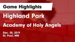 Highland Park  vs Academy of Holy Angels  Game Highlights - Dec. 20, 2019