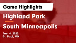 Highland Park  vs South Minneapolis  Game Highlights - Jan. 4, 2020