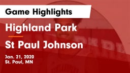 Highland Park  vs St Paul Johnson  Game Highlights - Jan. 21, 2020