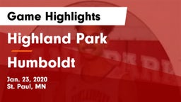 Highland Park  vs Humboldt Game Highlights - Jan. 23, 2020