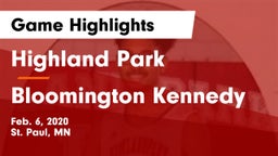 Highland Park  vs Bloomington Kennedy  Game Highlights - Feb. 6, 2020