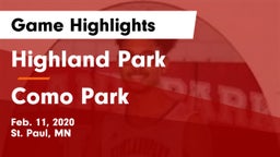 Highland Park  vs Como Park  Game Highlights - Feb. 11, 2020