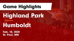 Highland Park  vs Humboldt Game Highlights - Feb. 18, 2020