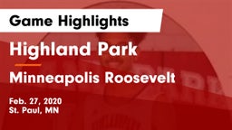 Highland Park  vs Minneapolis Roosevelt  Game Highlights - Feb. 27, 2020