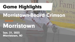 Morristown-Beard Crimson vs Morristown  Game Highlights - Jan. 21, 2023