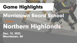 Morristown Beard School vs Northern Highlands  Game Highlights - Dec. 13, 2023