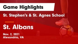 St. Stephen's & St. Agnes School vs St. Albans  Game Highlights - Nov. 2, 2021