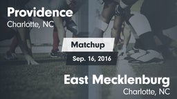 Matchup: Providence High vs. East Mecklenburg  2016