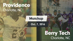Matchup: Providence High vs. Berry Tech  2016