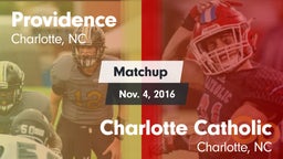 Matchup: Providence High vs. Charlotte Catholic  2016