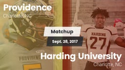 Matchup: Providence High vs. Harding University  2017