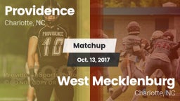 Matchup: Providence High vs. West Mecklenburg  2017