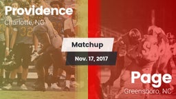 Matchup: Providence High vs. Page  2017