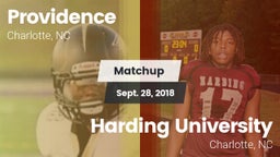 Matchup: Providence High vs. Harding University  2018