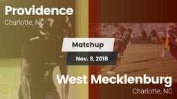 Matchup: Providence High vs. West Mecklenburg  2018