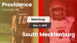 Matchup: Providence High vs. South Mecklenburg  2018