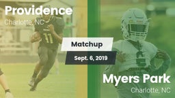 Matchup: Providence High vs. Myers Park  2019