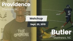 Matchup: Providence High vs. Butler  2019