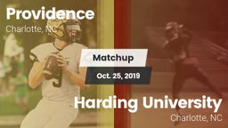 Matchup: Providence High vs. Harding University  2019