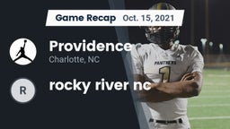 Recap: Providence  vs. rocky river  nc 2021