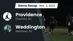 Recap: Providence  vs. Weddington  2023