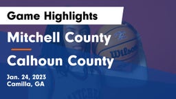 Mitchell County  vs Calhoun County Game Highlights - Jan. 24, 2023