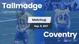 Matchup: Tallmadge High vs. Coventry  2017