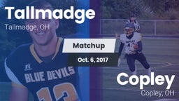 Matchup: Tallmadge High vs. Copley  2017