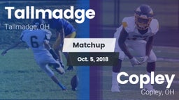 Matchup: Tallmadge High vs. Copley  2018