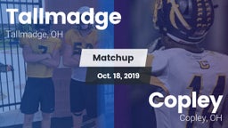 Matchup: Tallmadge High vs. Copley  2019