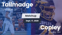 Matchup: Tallmadge High vs. Copley  2020