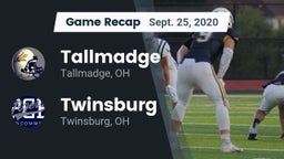 Recap: Tallmadge  vs. Twinsburg  2020