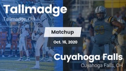 Matchup: Tallmadge High vs. Cuyahoga Falls  2020