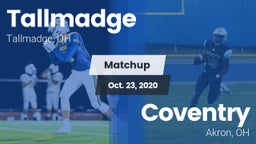 Matchup: Tallmadge High vs. Coventry  2020