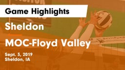 Sheldon  vs MOC-Floyd Valley  Game Highlights - Sept. 3, 2019