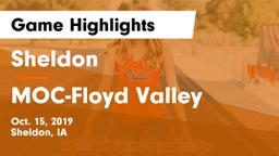 Sheldon  vs MOC-Floyd Valley  Game Highlights - Oct. 15, 2019