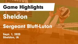 Sheldon  vs Sergeant Bluff-Luton  Game Highlights - Sept. 1, 2020