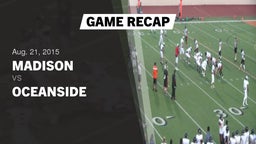 Recap: Madison  vs. Oceanside 2015