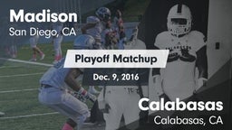 Matchup: Madison vs. Calabasas  2016