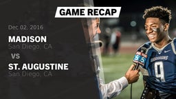 Recap: Madison  vs. St. Augustine  2016