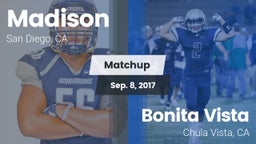 Matchup: Madison vs. Bonita Vista  2017