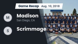 Recap: Madison  vs. Scrimmage 2018