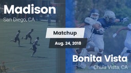 Matchup: Madison vs. Bonita Vista  2018