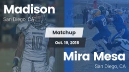Matchup: Madison vs. Mira Mesa  2018