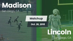 Matchup: Madison vs. Lincoln  2018